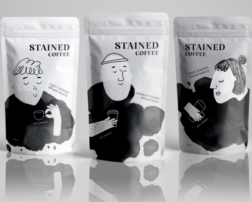 Stained Coffee branding